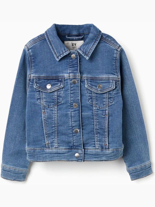 Veste en jean à quatre poches - Kiabi