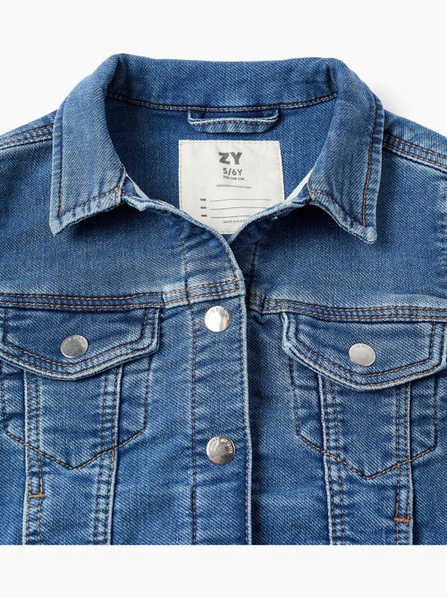 Veste en jean à quatre poches - Kiabi