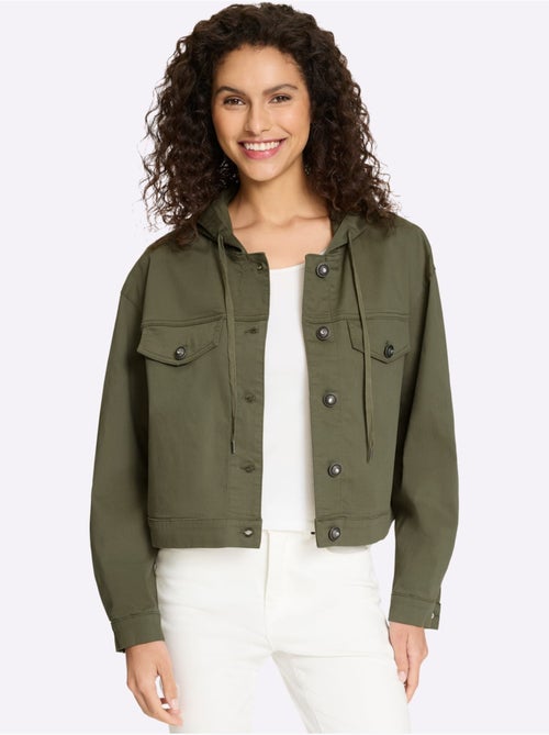 Veste En Jean Aspect Jean Tendance Et Décontracté - Taille Standard - Helline - Kiabi Veste En Jean Aspect Jean Tendance Et Décontracté - Taille Standard - Helline - Kiabi