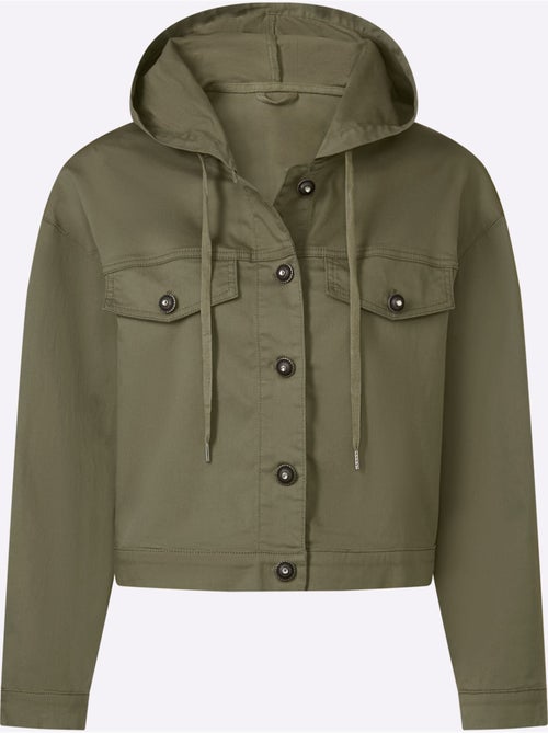 Veste En Jean Aspect Jean Tendance Et Décontracté - Taille Standard - Helline - Kiabi Veste En Jean Aspect Jean Tendance Et Décontracté - Taille Standard - Helline - Kiabi