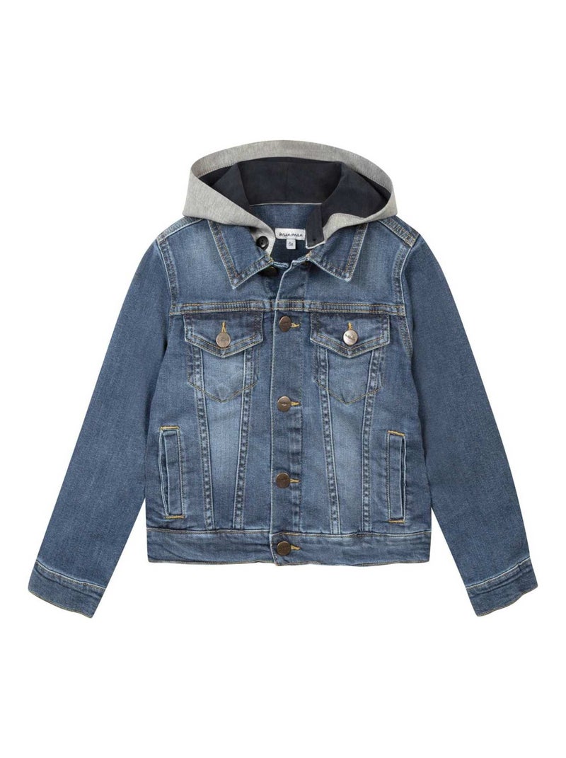 Veste En Jean Avec Capuche Amovible 'miniman' N/A - Kiabi