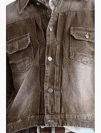 Veste en jean avec poches giesto