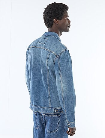Veste en jean avec poches poitrine
