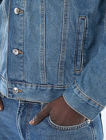 Veste en jean avec poches poitrine