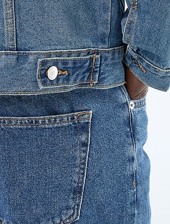 Veste en jean avec poches poitrine