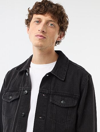 Veste en jean avec poches poitrine