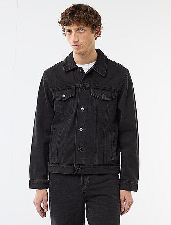 Veste en jean avec poches poitrine