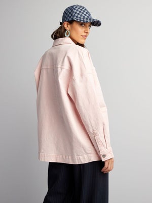 Veste En Jean Pour Femme Roskiky - Coupe Ample, Poches, Fermeture Boutons - Taille S à XXL