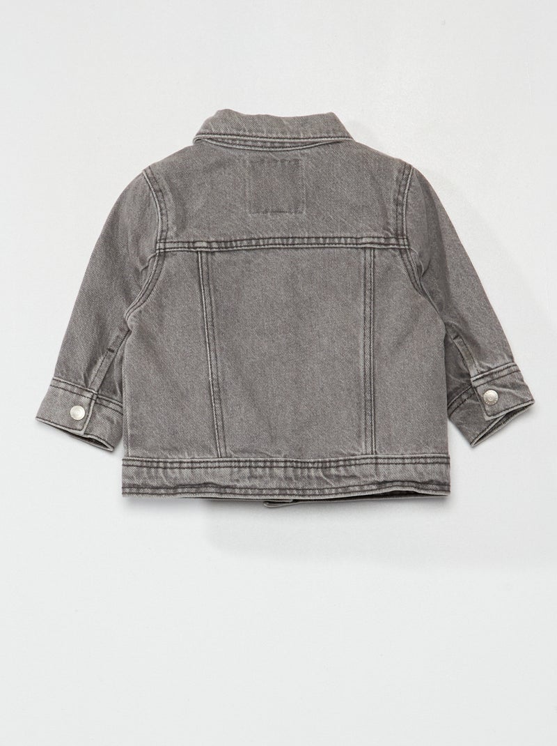 Veste en jean avec volants Bleu - Kiabi
