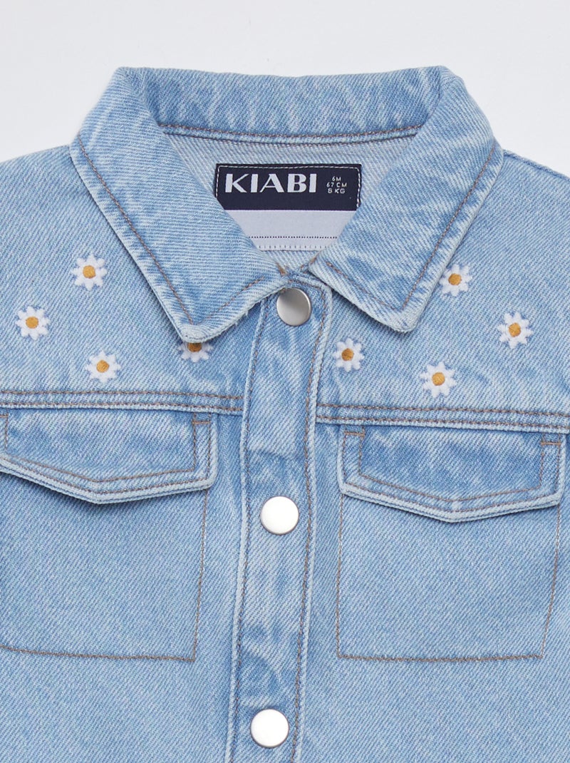 Veste en jean BLEU - Kiabi