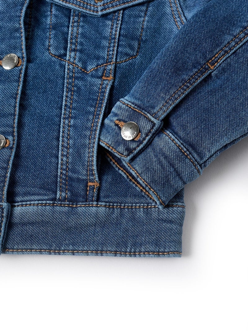 Veste en Jean Bleu - Kiabi