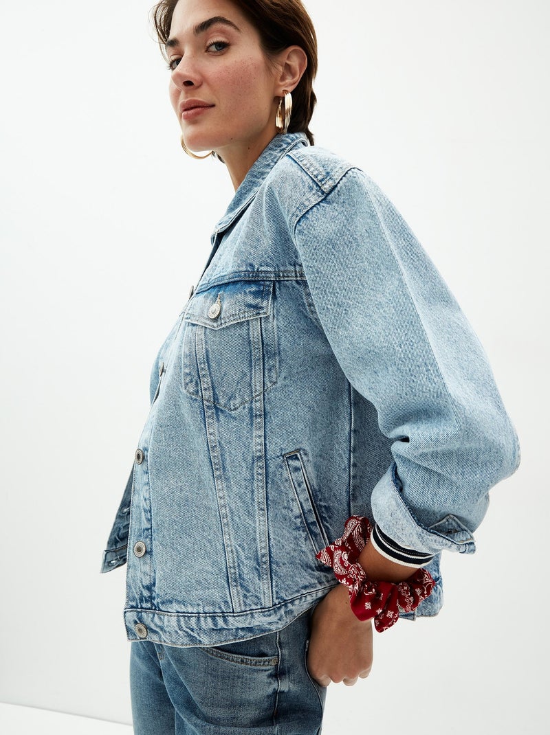Veste en jean Bleu - Kiabi