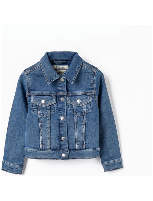 Veste en jean bleu pour fille manches longues ESSENTIALS LINE - Kiabi