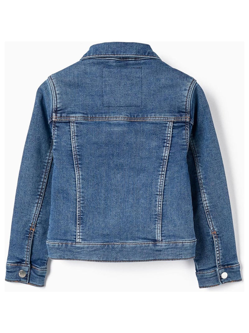 Veste en jean bleu pour fille manches longues ESSENTIALS LINE Bleu - Kiabi