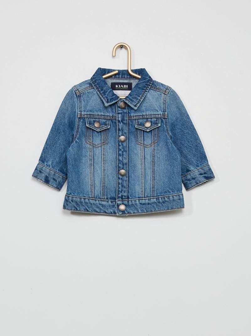 Veste en jean bleu - Kiabi