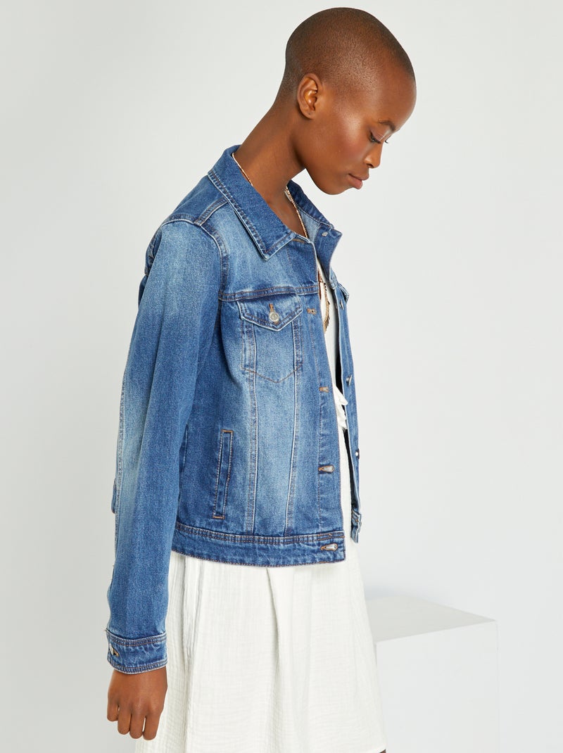 Veste en jean Bleu - Kiabi