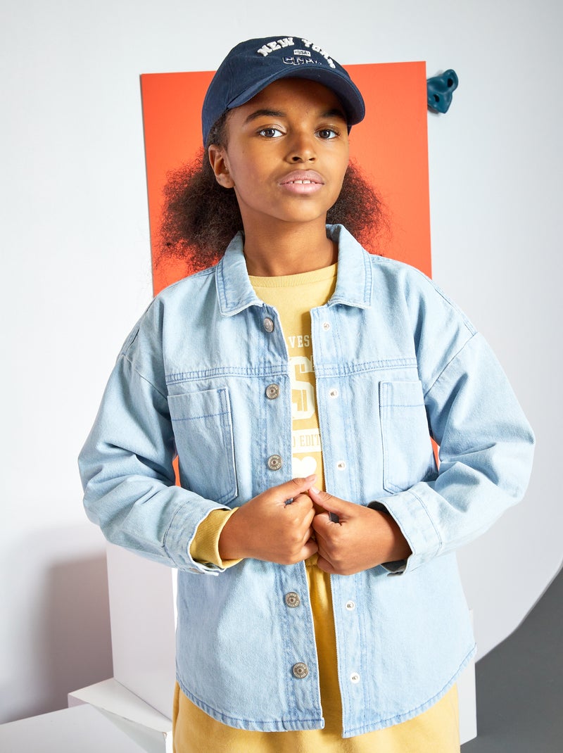 Veste en jean Bleu - Kiabi