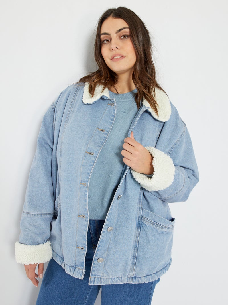 Veste en jean Bleu - Kiabi