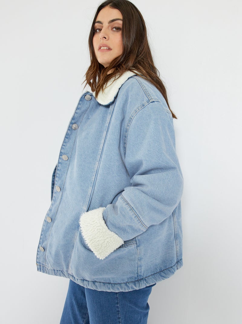 Veste en jean Bleu - Kiabi