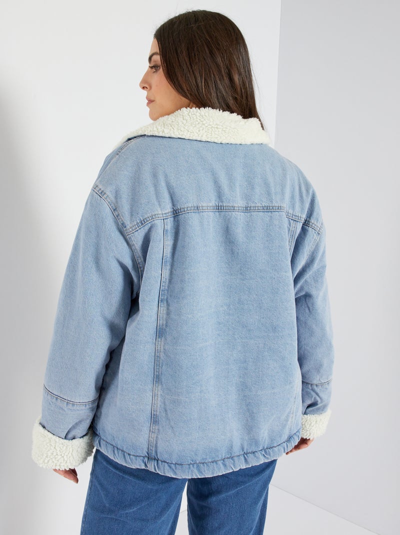 Veste en jean Bleu - Kiabi