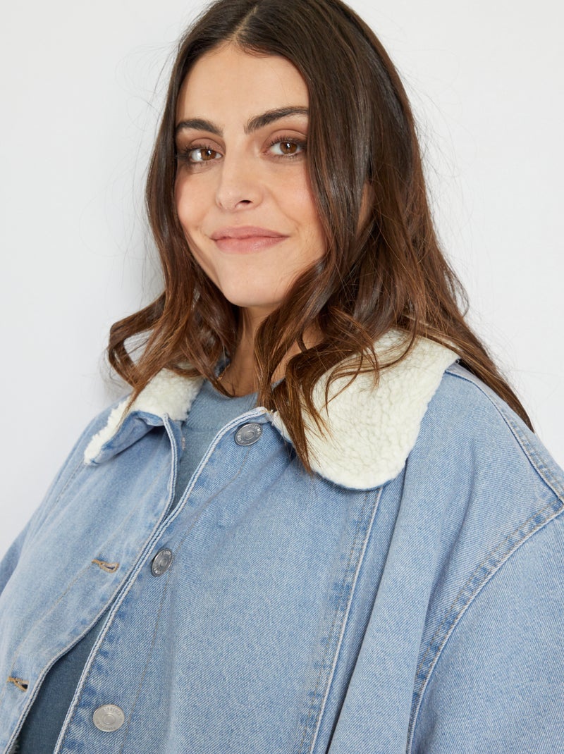 Veste en jean Bleu - Kiabi