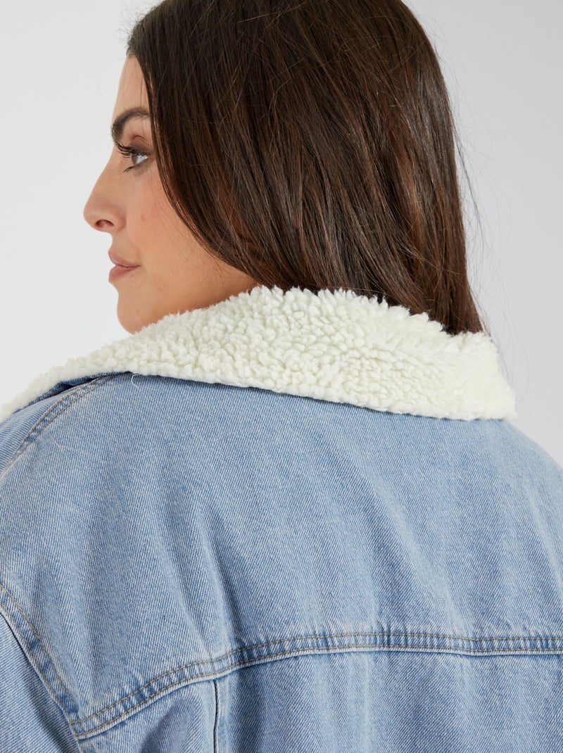 Veste en jean Bleu - Kiabi