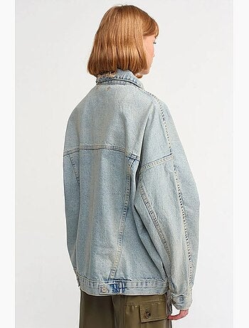 Veste en jean boutonnée dilvin