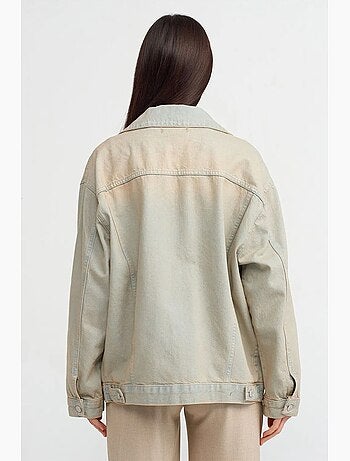 Veste en jean boutonnée dilvin