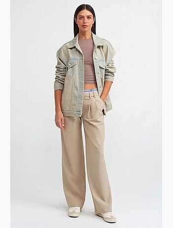 Veste en jean boutonnée dilvin