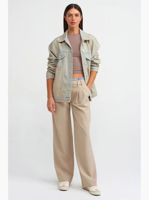 Veste en jean boutonnée dilvin - Kiabi Veste en jean boutonnée dilvin - Kiabi