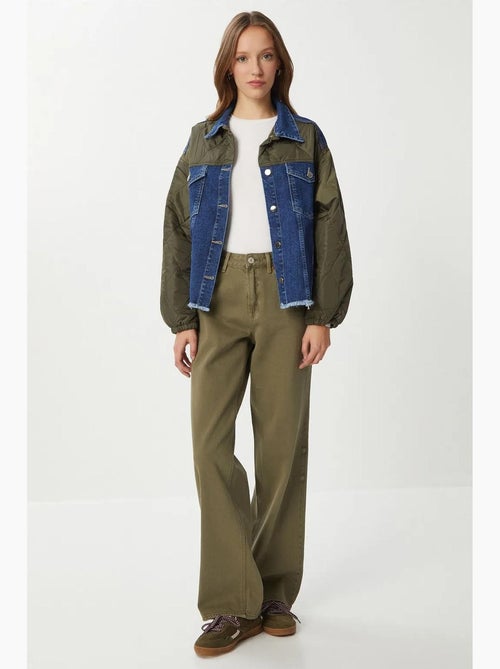 Veste en jean courte boutonnée istanbul - Kiabi Veste en jean courte boutonnée istanbul - Kiabi