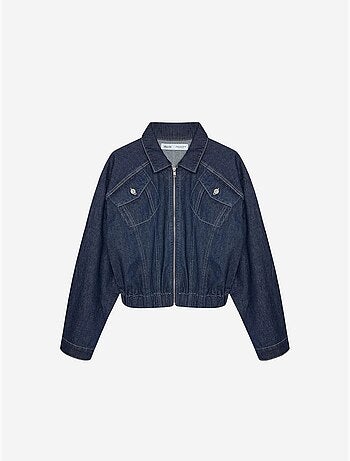 Veste en Jean Courte Oversize