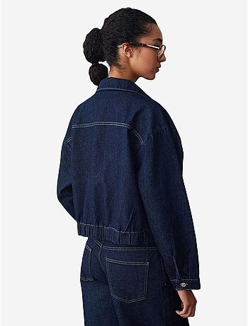 Veste en Jean Courte Oversize