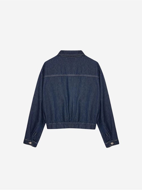 Veste en Jean Courte Oversize - Kiabi