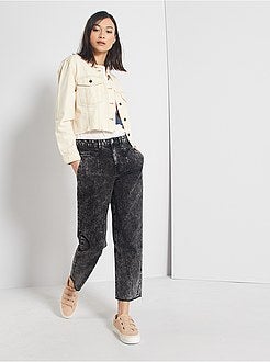 Veste en jean cropped - Kiabi
