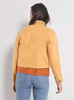 Veste en jean cropped - Kiabi