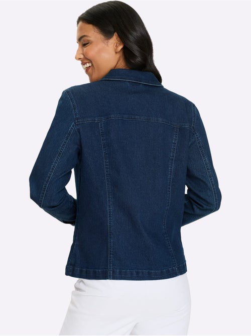 Veste En Jean Denim Doux - Taille Standard - Moda Vilona - Kiabi