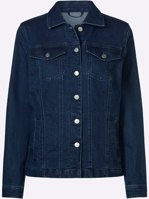 Veste En Jean Denim Doux - Taille Standard - Moda Vilona - Kiabi