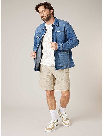 Veste en jean denim homme en coton 'Deeluxe'
