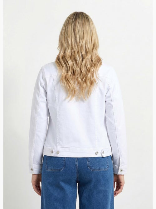 Veste en jean droite boutonnée - Afibel - Kiabi
