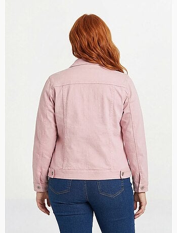 Veste en jean droite boutonnée - Afibel