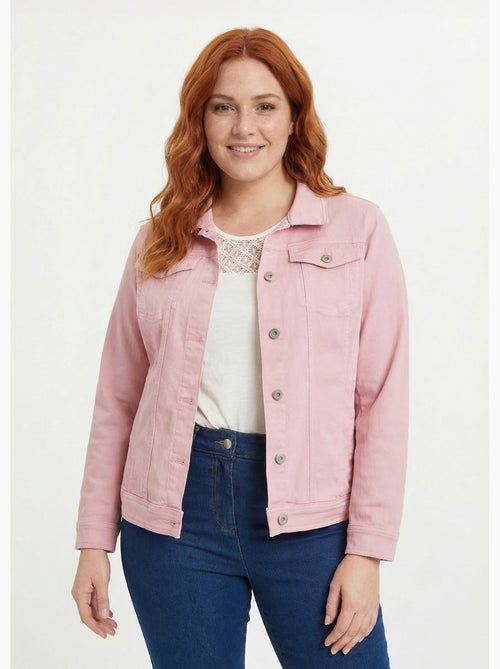 Veste en jean droite boutonnée - Afibel - Kiabi