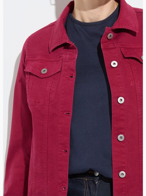 Veste en jean droite boutonnée - Afibel - Kiabi