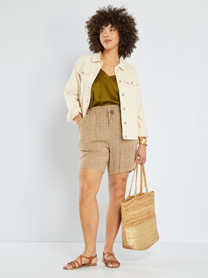 Veste en jean Ecru - Kiabi