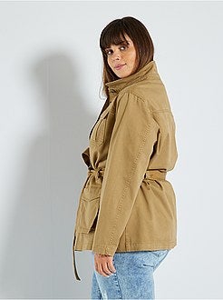Veste en jean esprit militaire - Kiabi