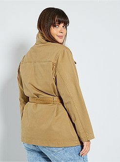 Veste en jean esprit militaire - Kiabi