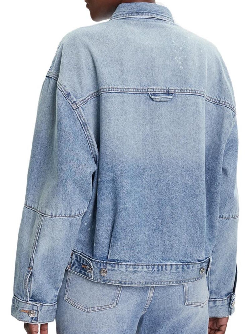 Veste en Jean Femme Calvin Klein Jeans Bleu - Kiabi