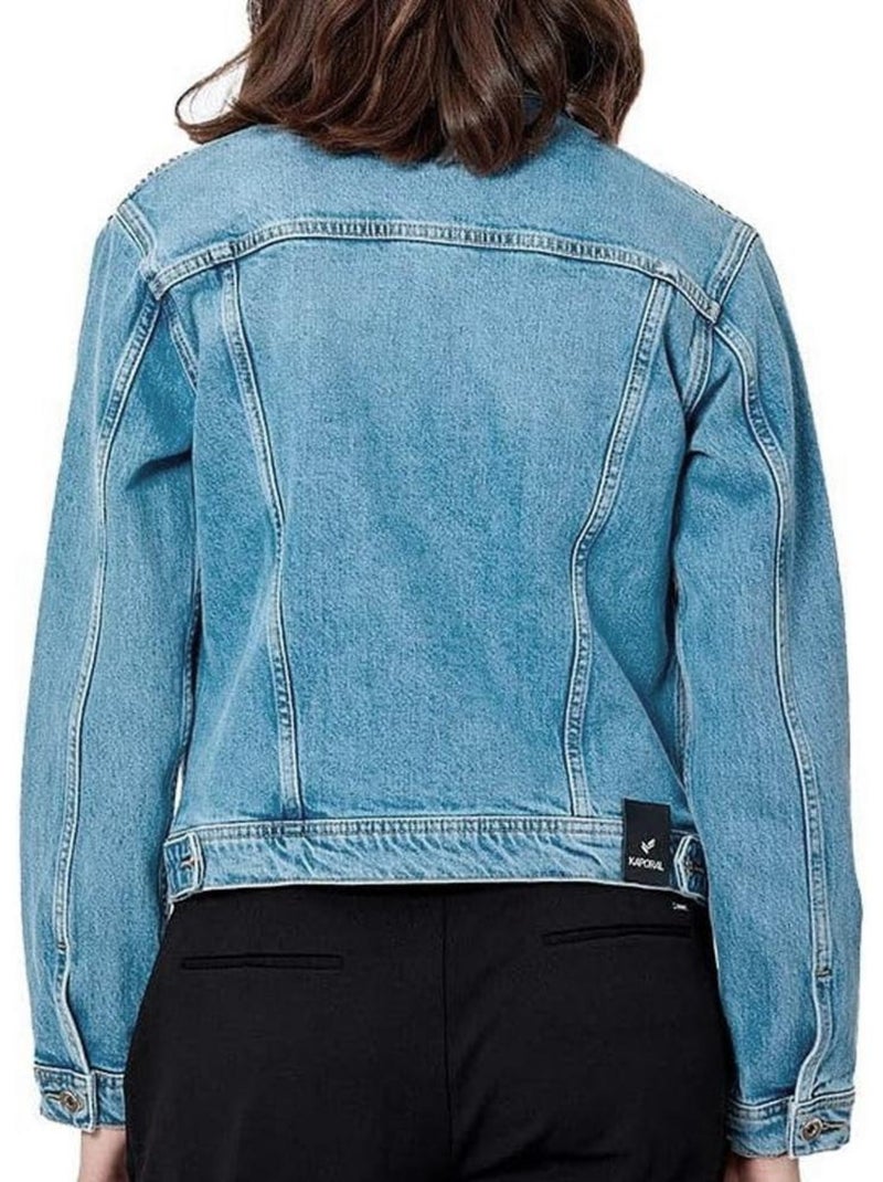 Veste en Jean Femme Kaporal Bleu jean - Kiabi