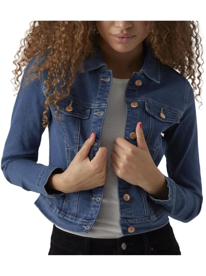 Veste en Jean Femme Vero Moda Bleu - Kiabi