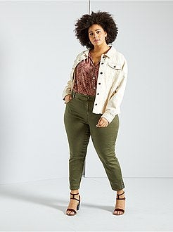 Veste en jean finition à cru - Kiabi